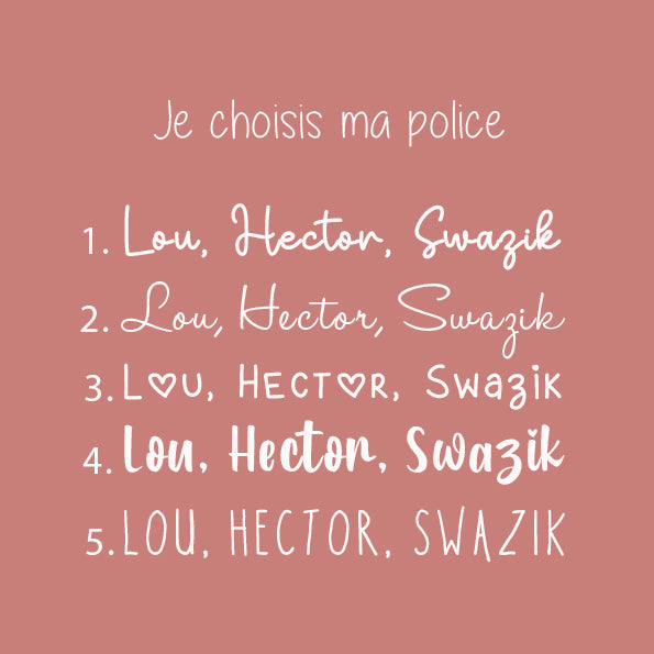 BONNET NAISSANCE PERSONNALISABLE