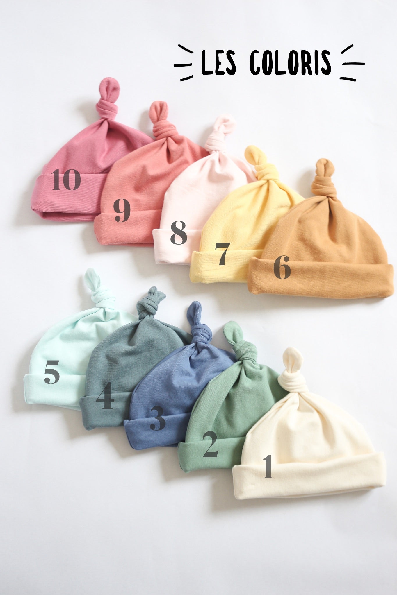 BONNET NAISSANCE PERSONNALISABLE